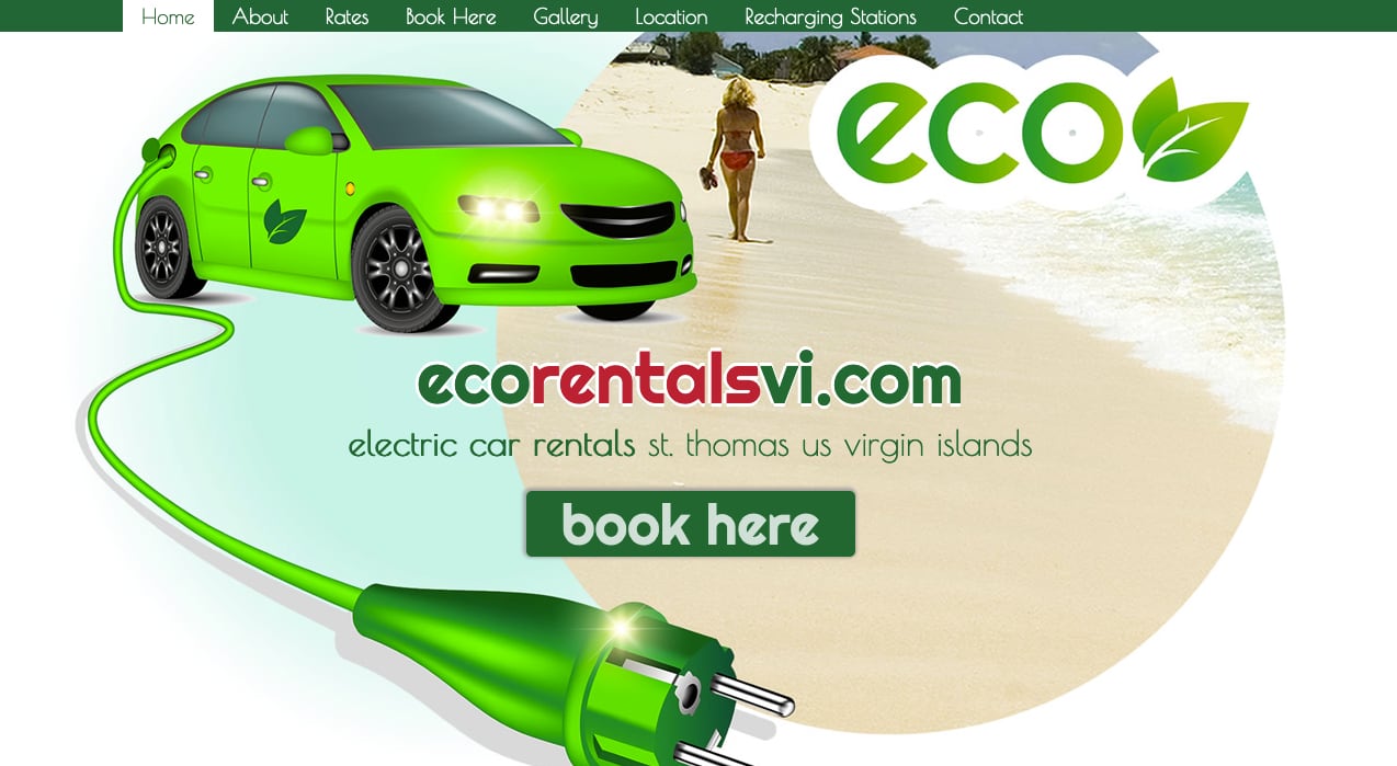 Electric Car Rentals St. Thomas USVI